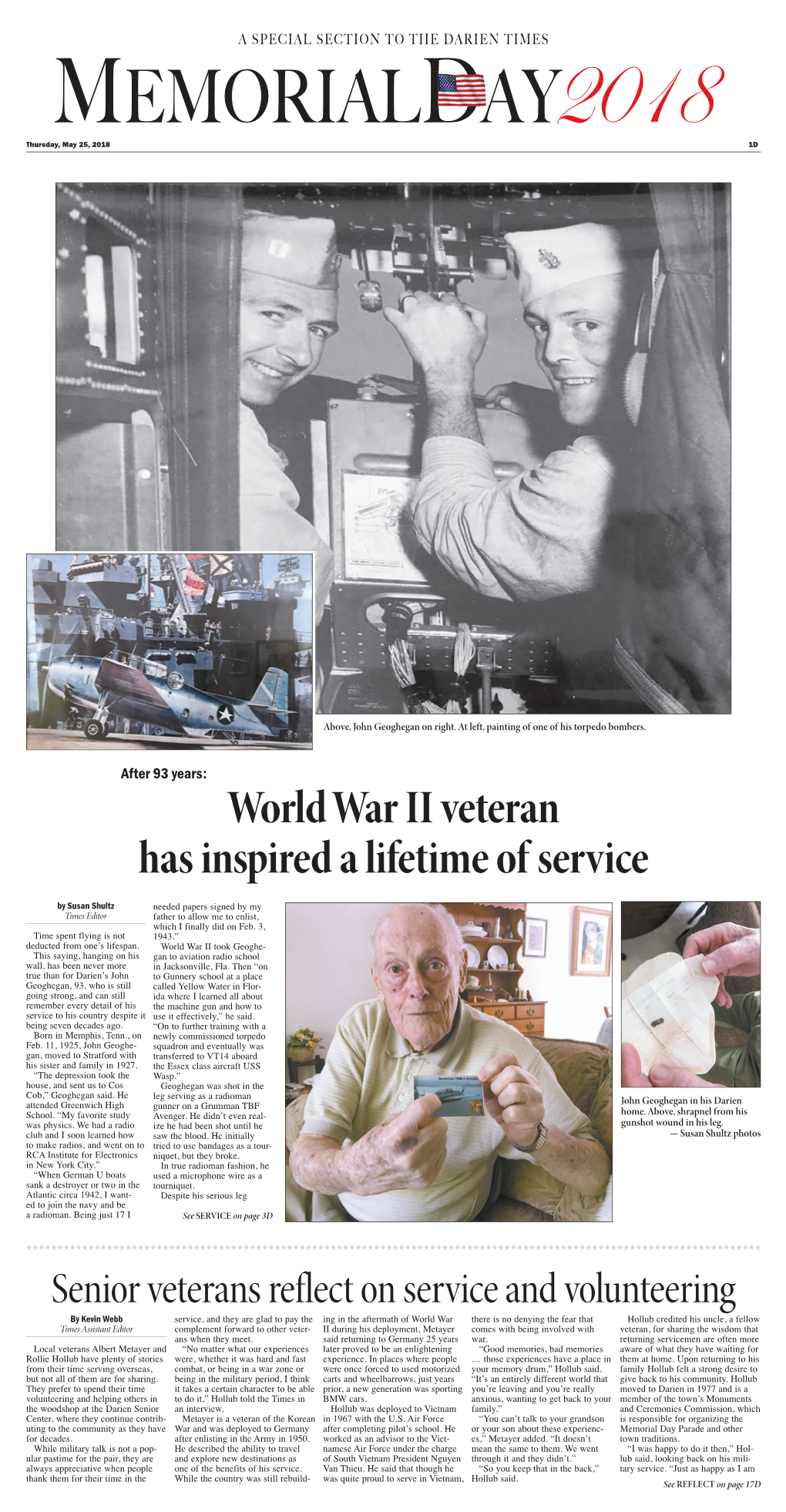 World War II Veteran Has Inspired a Lifetime of Service