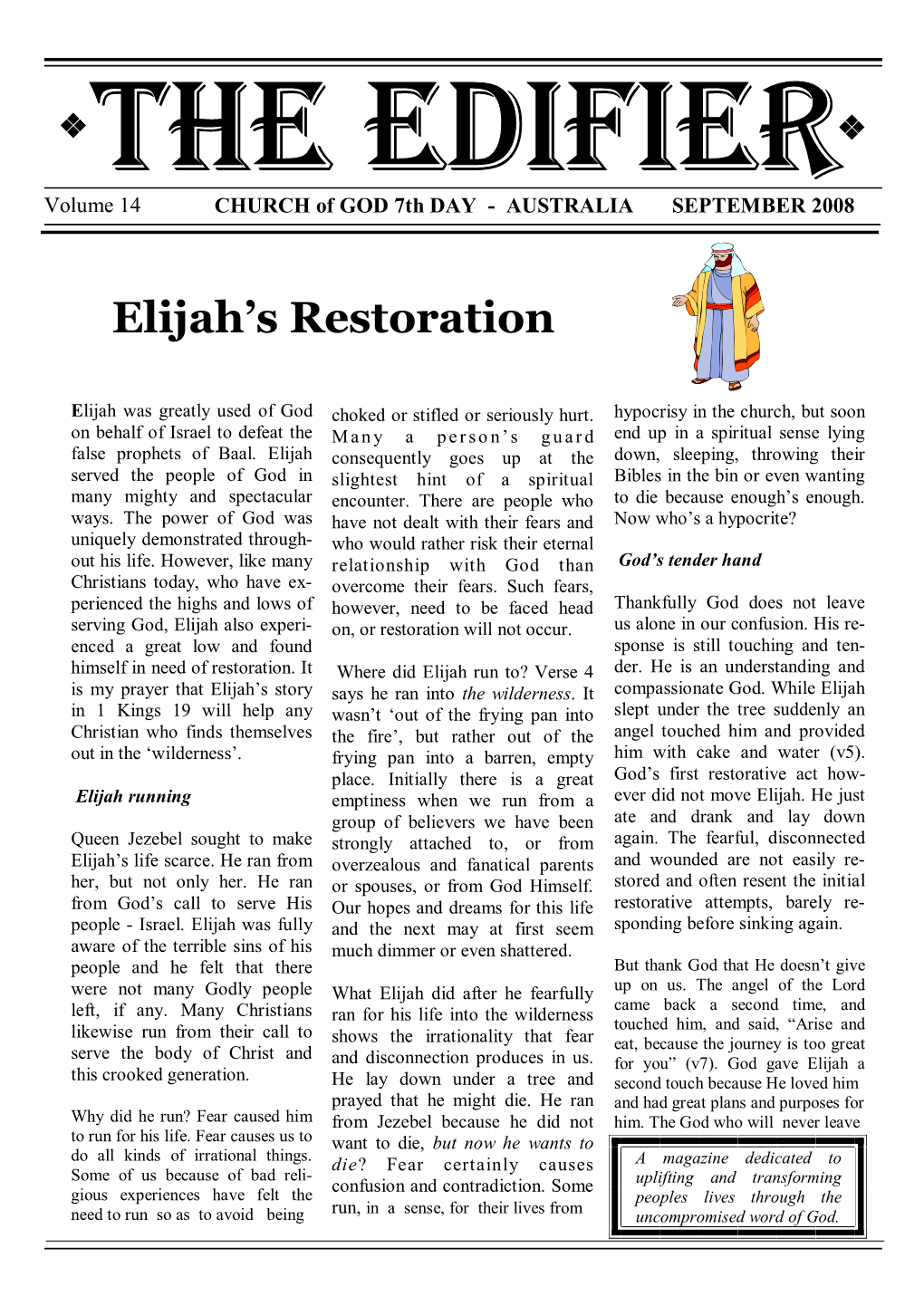 Elijah's Restoration