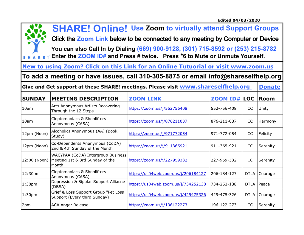 Use Zoom to Virtually Attend Support Groups