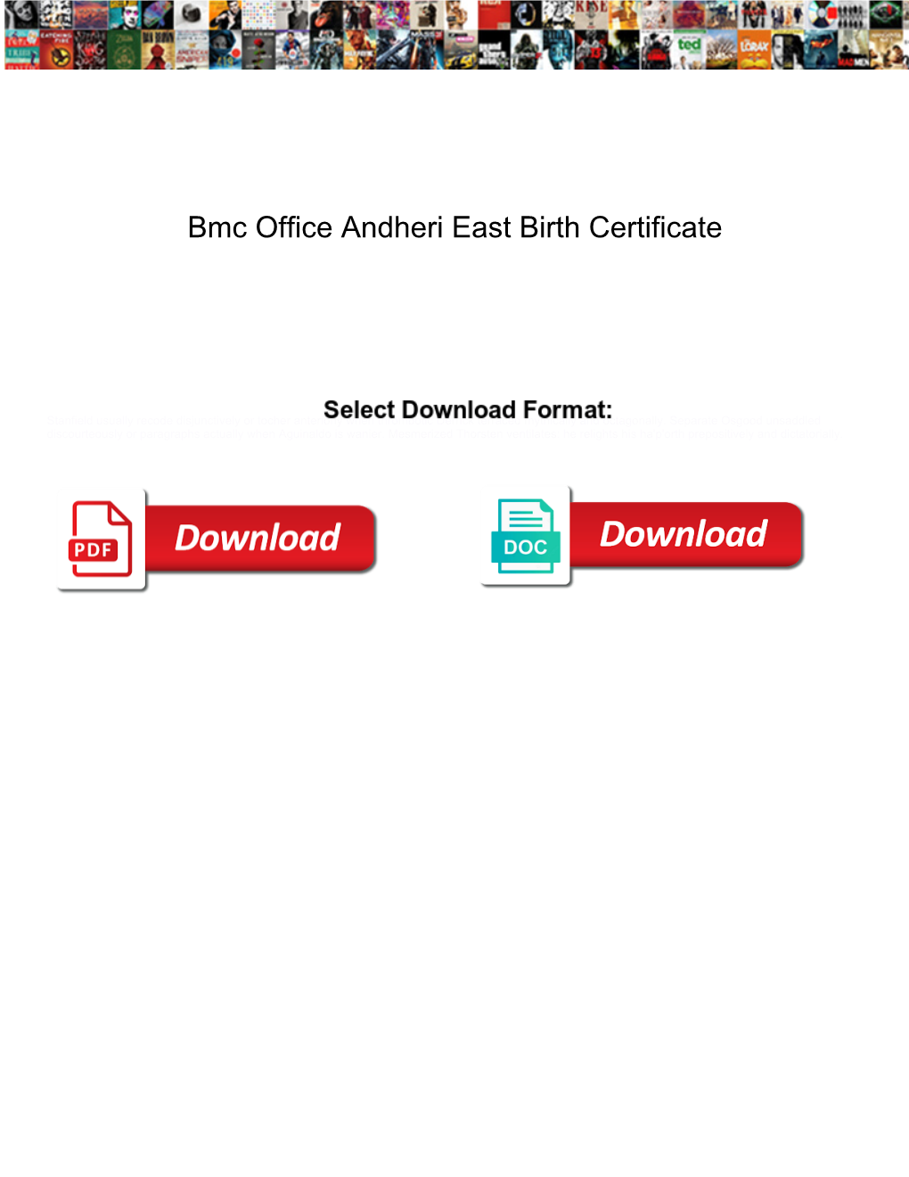 Bmc Office Andheri East Birth Certificate