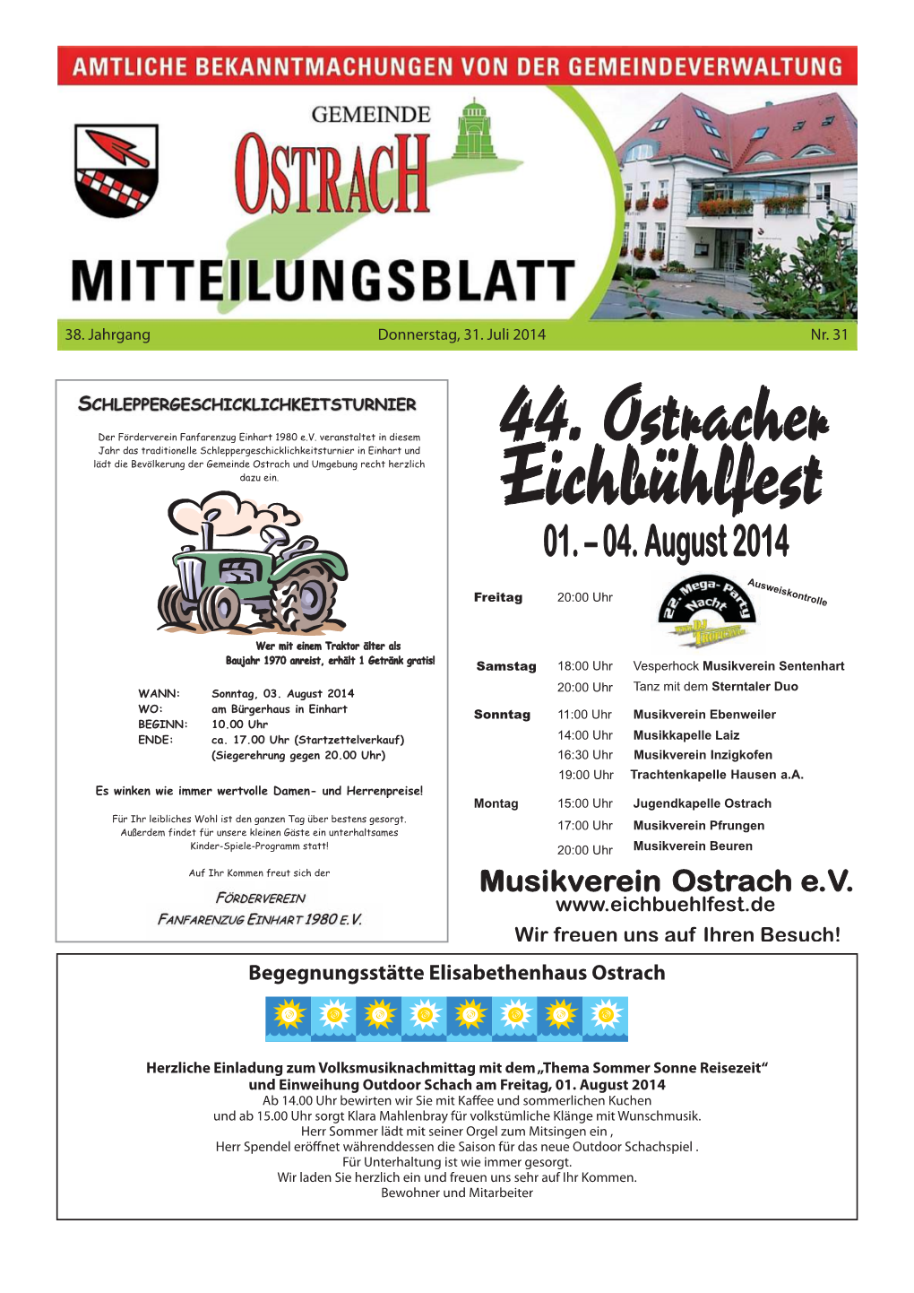 Mitteilungsblatt Woche 31