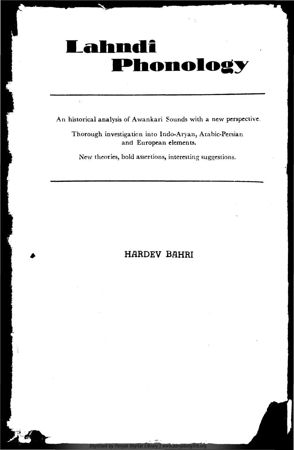 An Historical Analysis of Awankaru Sounds with a New'perspective