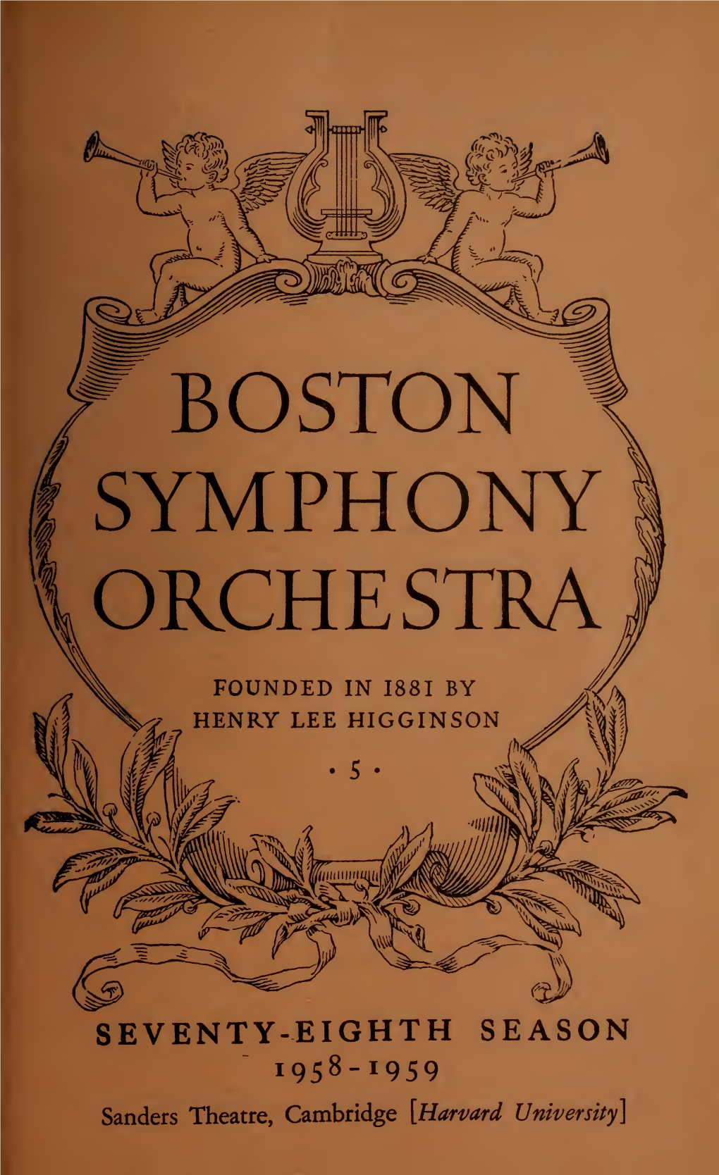 Boston Symphony Orchestra Concert Programs, Season 78