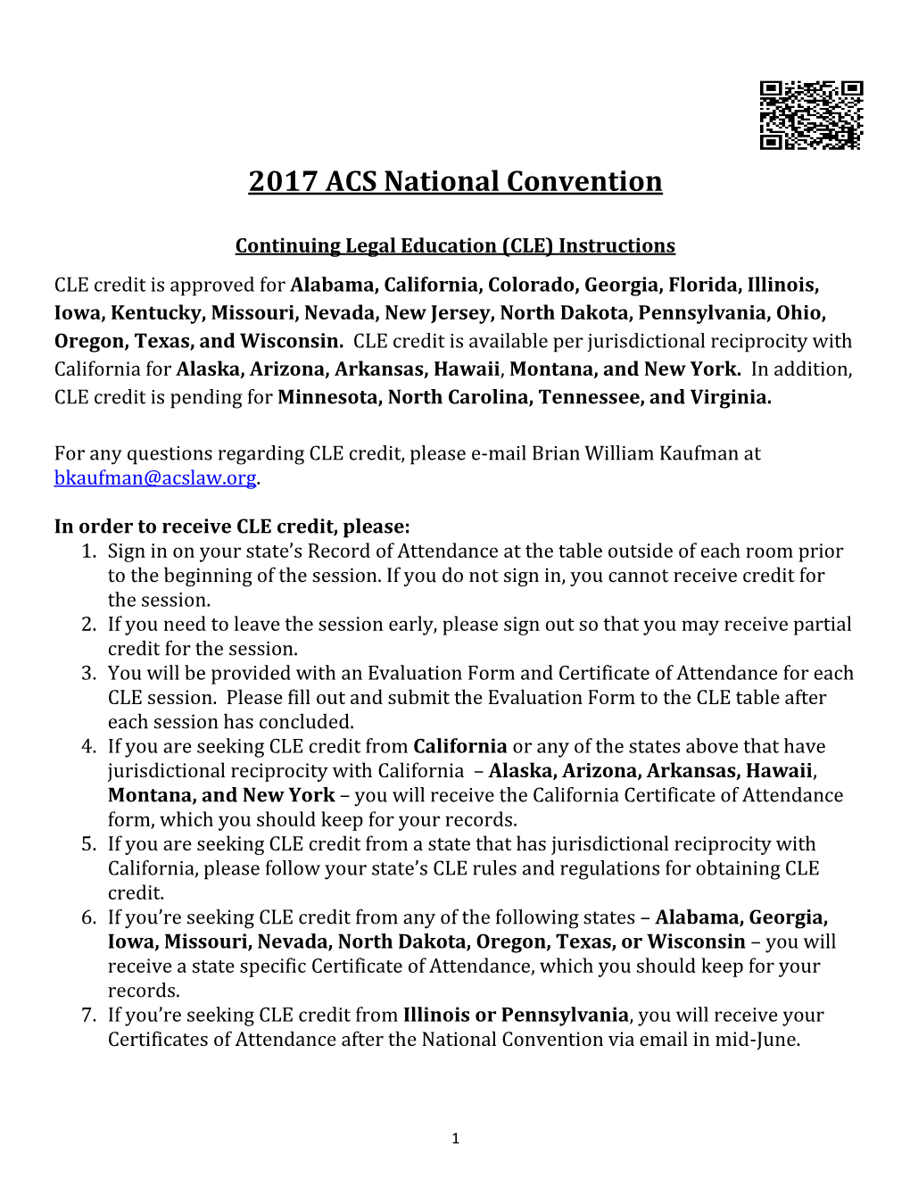 2017 ACS National Convention