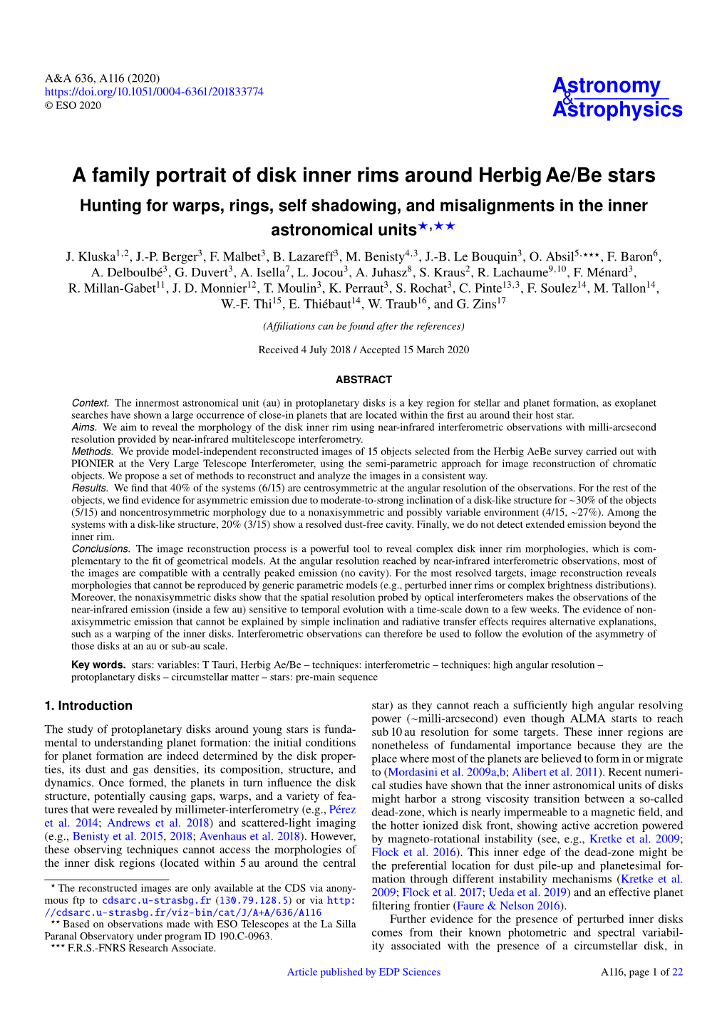 A Family Portrait of Disk Inner Rims Around Herbig Ae/Be Stars Hunting for Warps, Rings, Self Shadowing, and Misalignments in the Inner Astronomical Units?,?? J