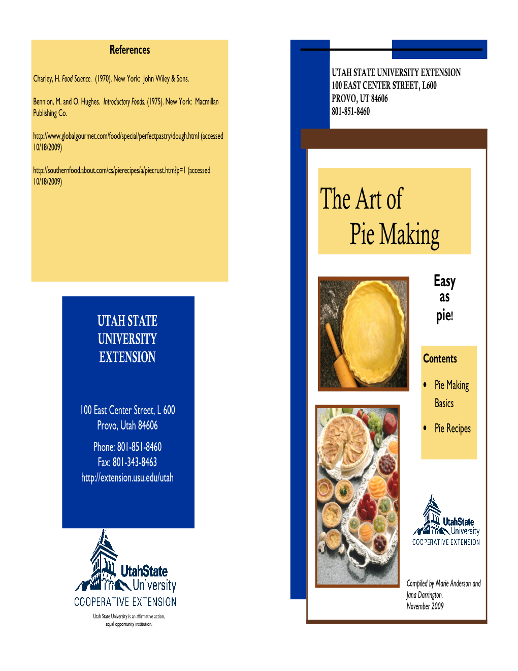 The Art of Pie Making