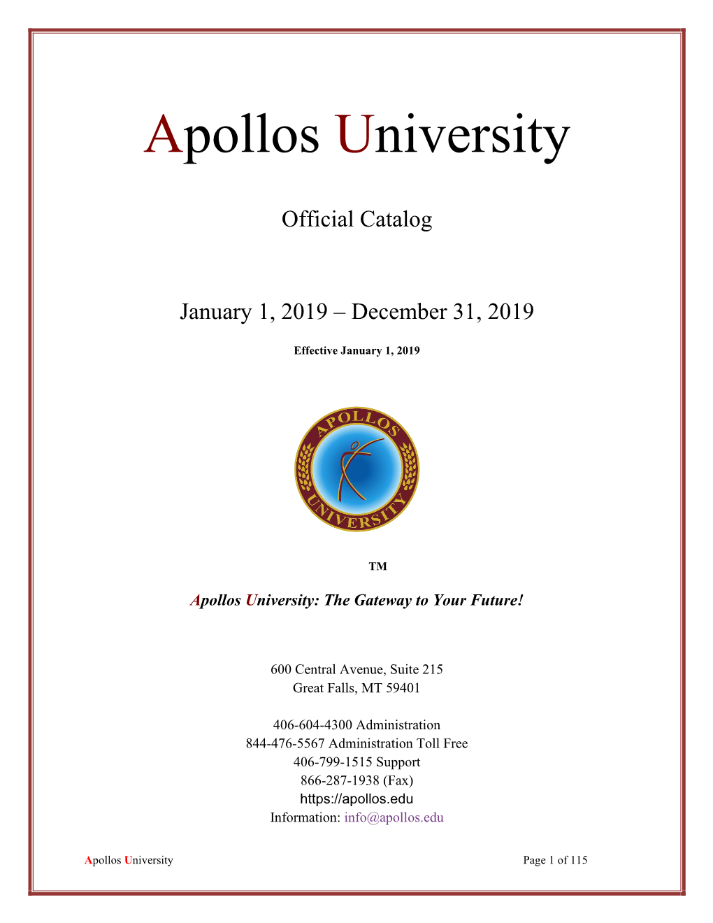 Apollos University