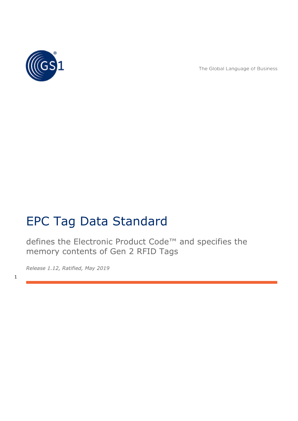 EPC Tag Data Standard