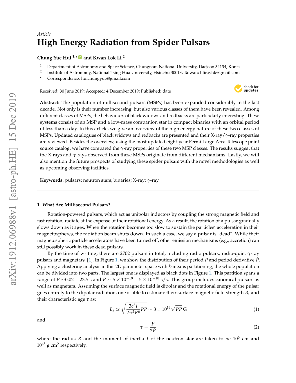 High Energy Radiation from Spider Pulsars