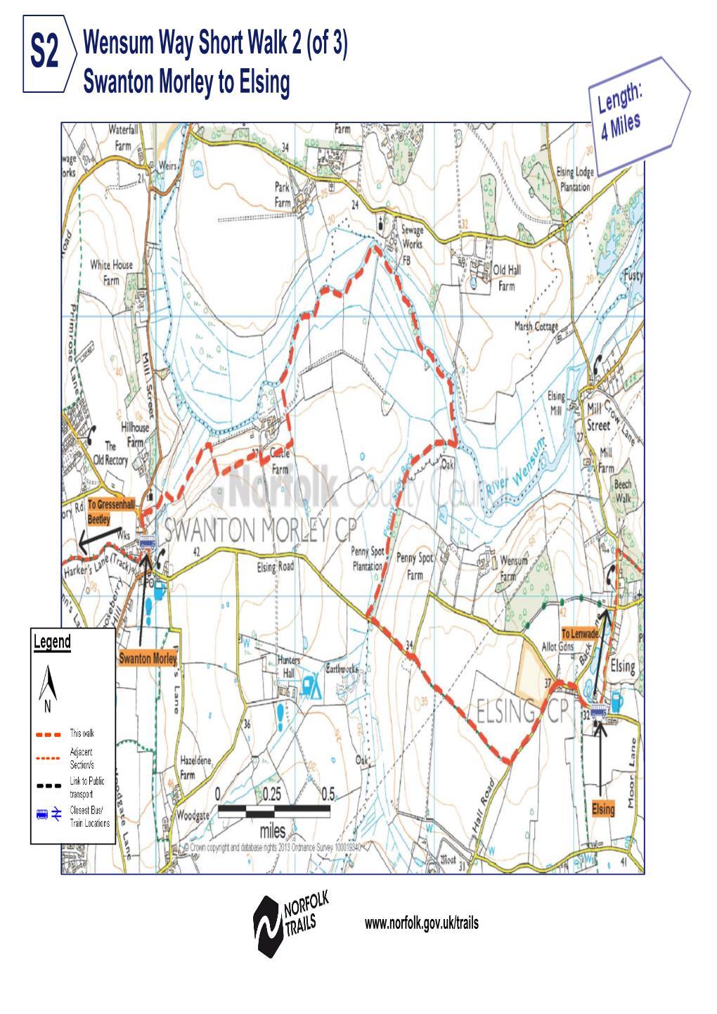 Wensum Way Short Walk 2 (Of 3) Swanton Morley to Elsing