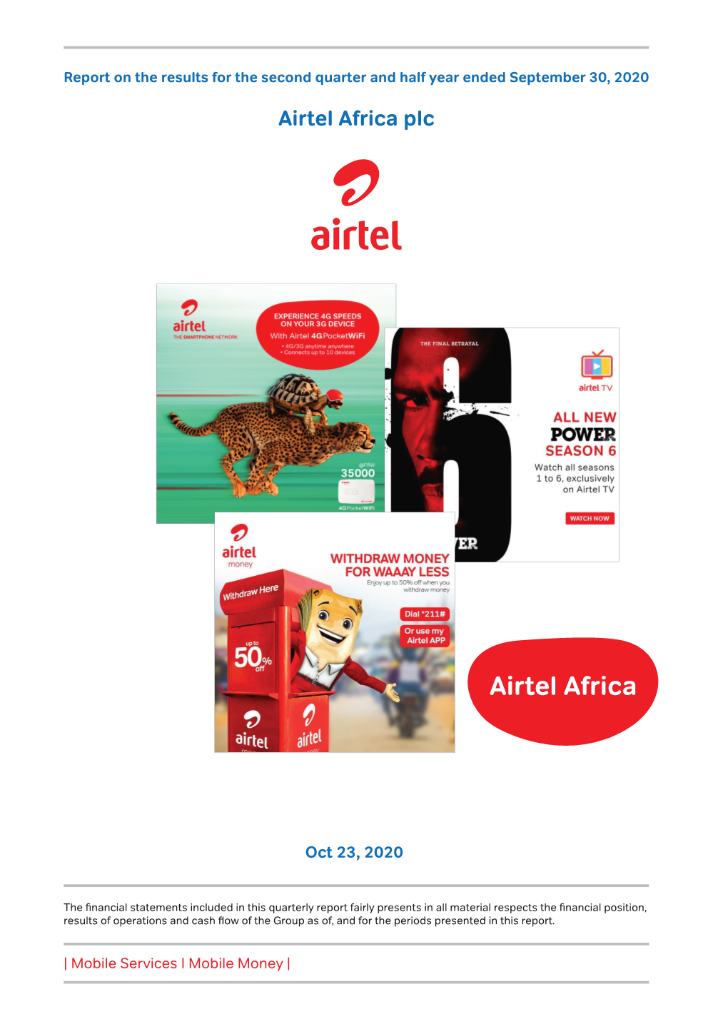 Airtel Africa Plc