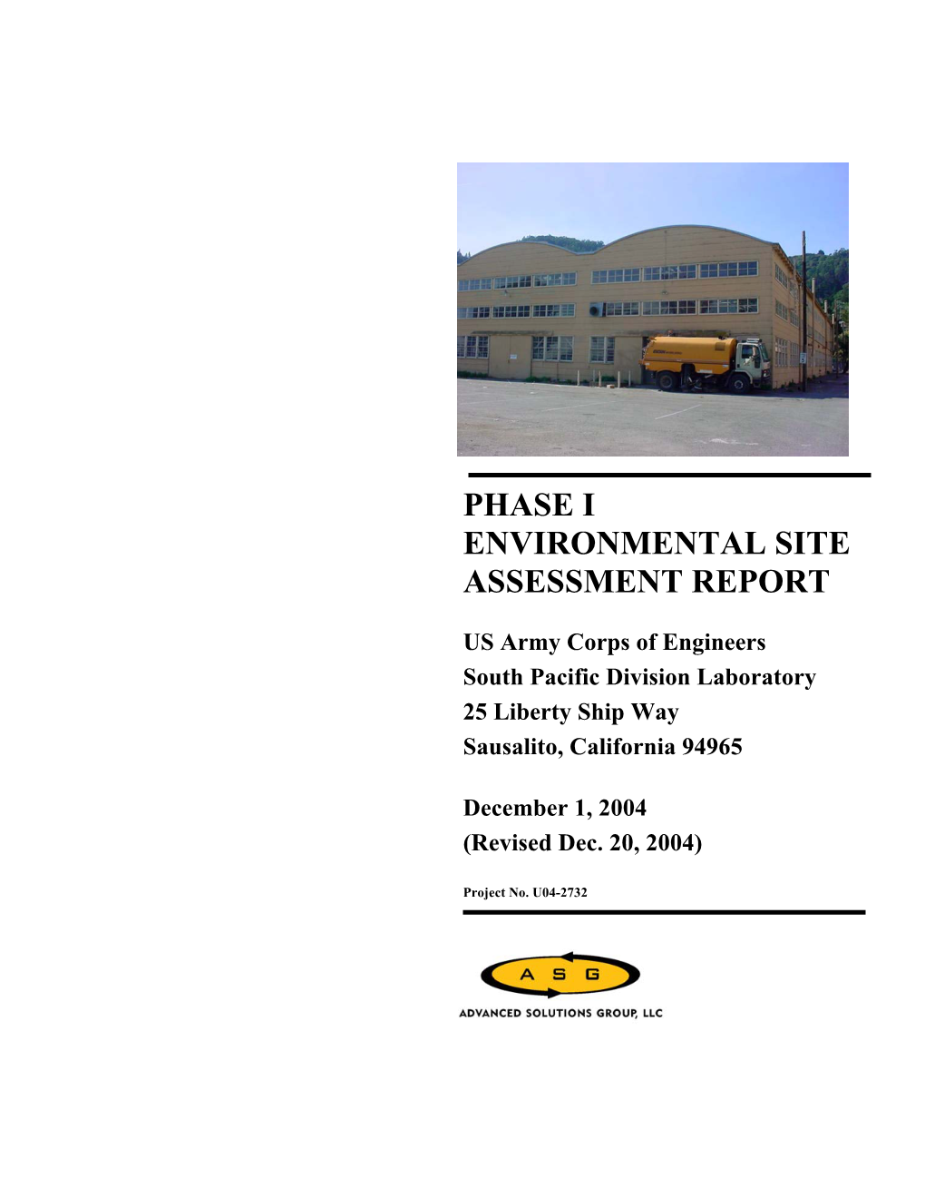 Phase I Environmental Site Assessment Report