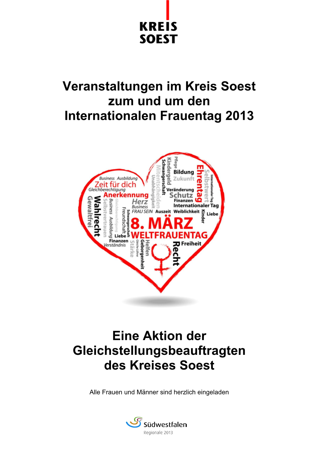 Veranstaltungen Im Kreis Soest Zum Und Um Den Internationalen Frauentag 2013