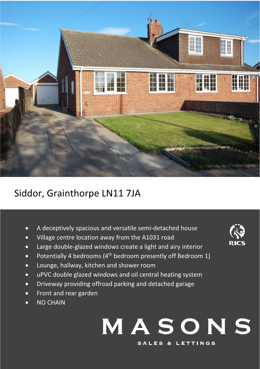 Siddor, Grainthorpe LN11 7JA