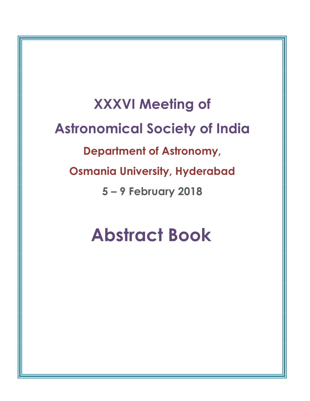 ASI 2018 Abstract Book