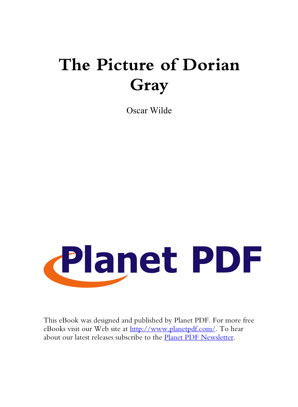 The Picture of Dorian Gray