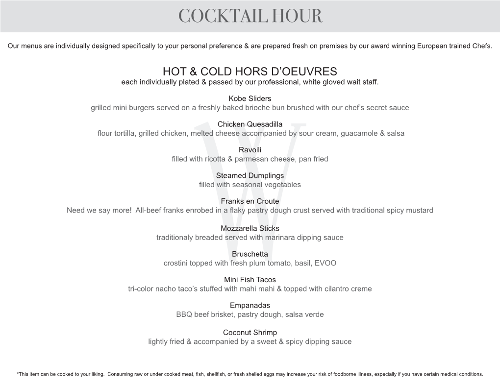 Cocktail Hour