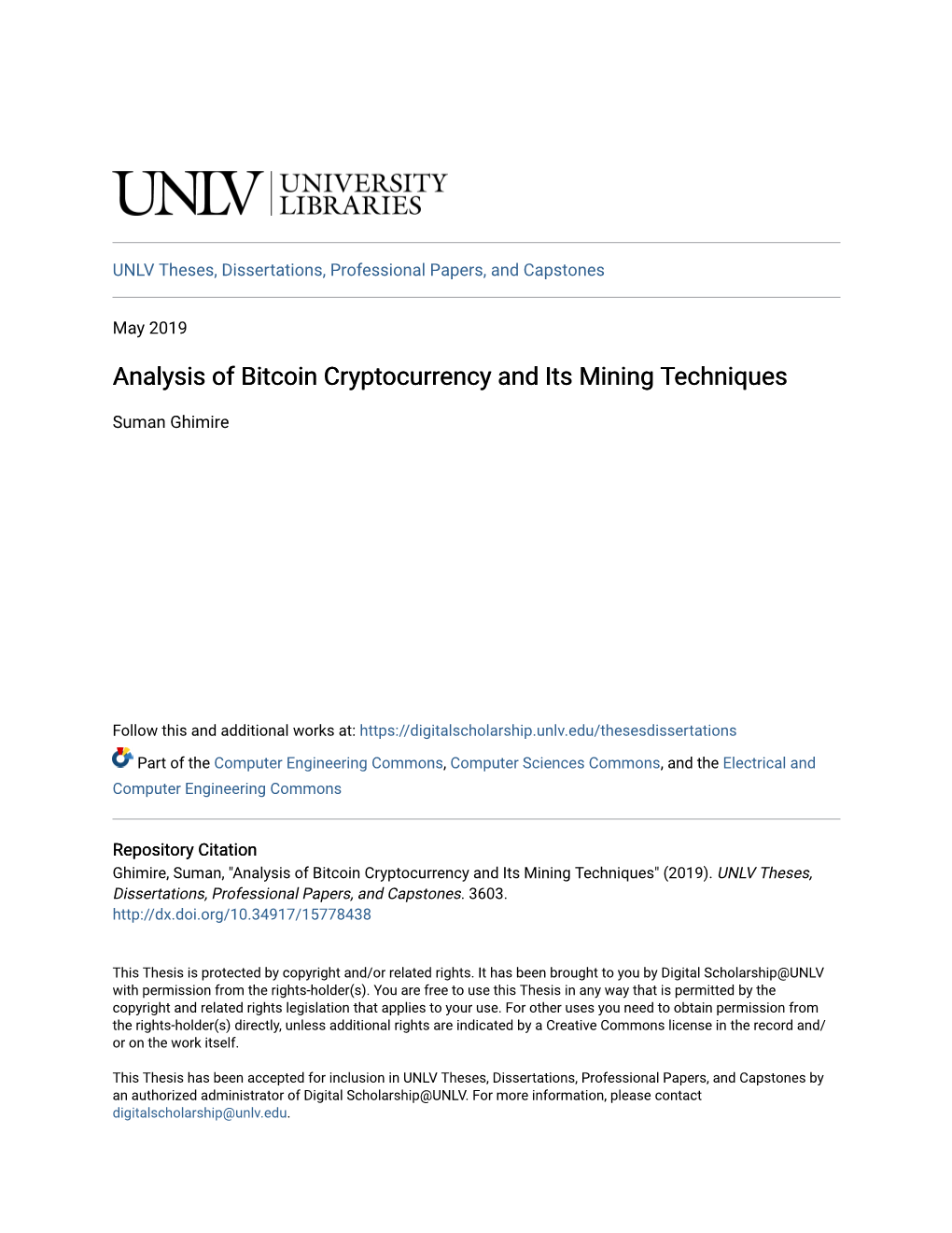 Analysis of Bitcoin Cryptocurrency and Its Mining Techniques