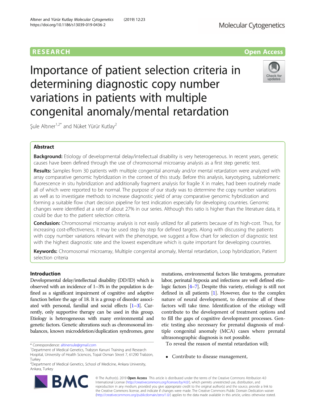 Importance of Patient Selection Criteria in Determining Diagnostic Copy