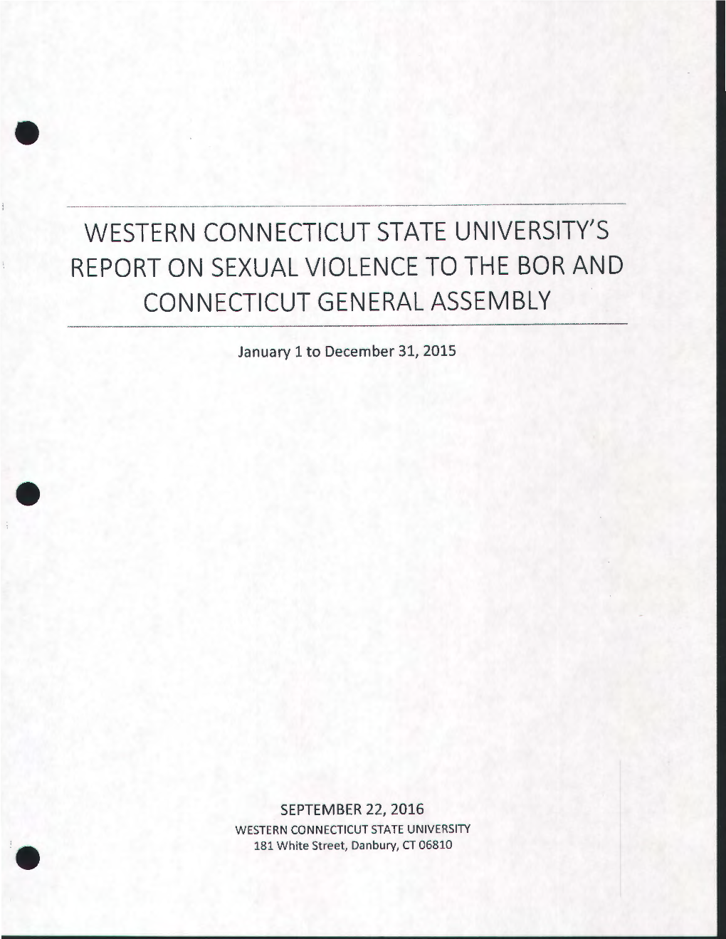 Western CT State University