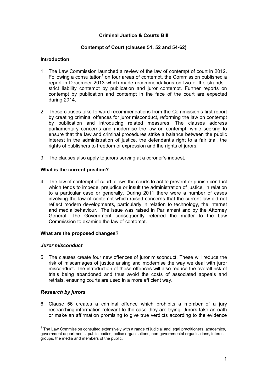 Contempt of Court (Clauses 51, 52 and 54-62)