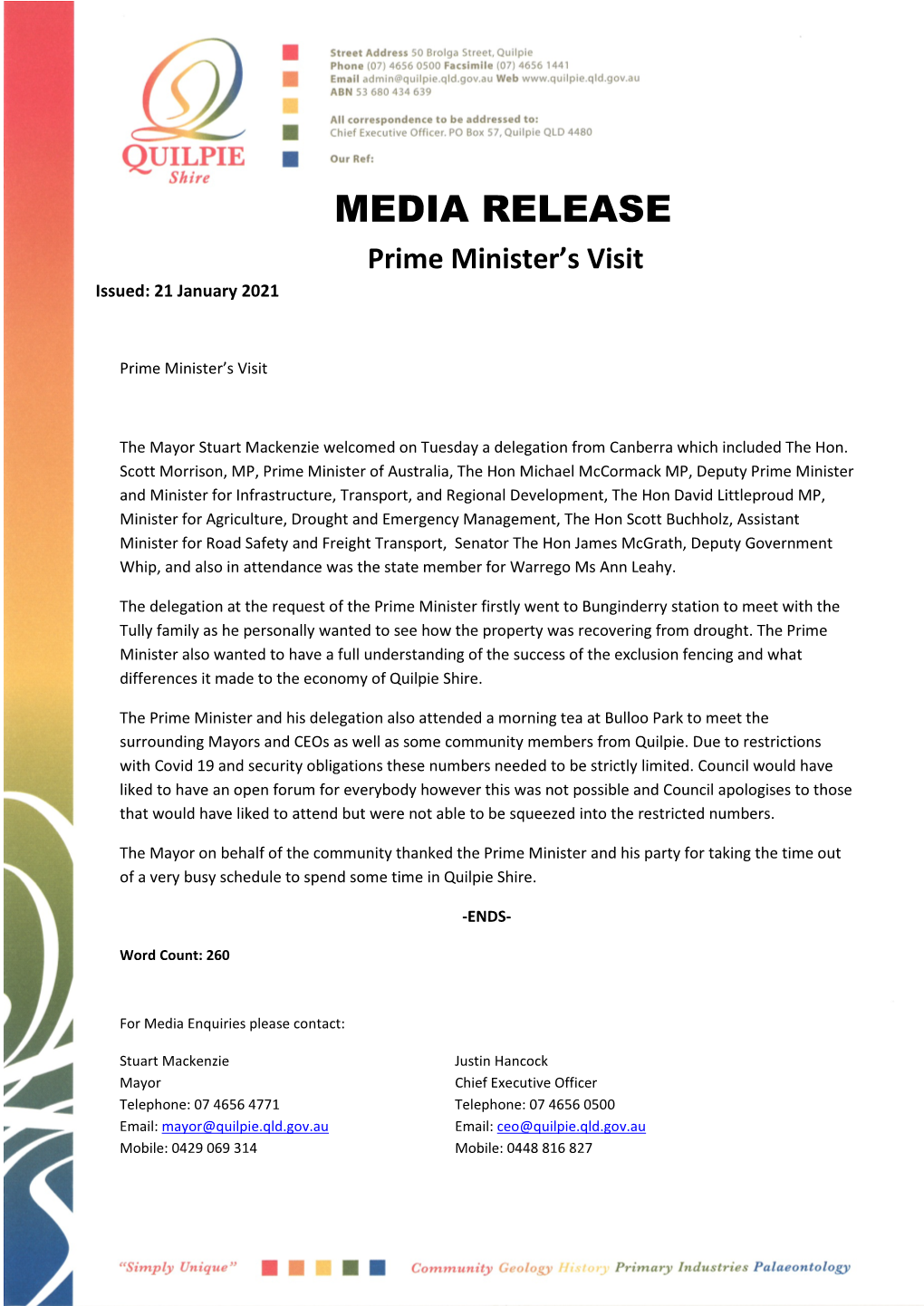 Media Release