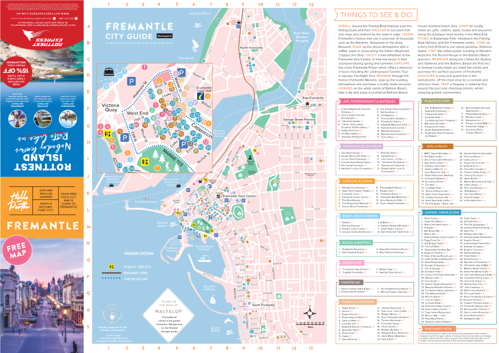 Fremantle South 10 13 9 11 8 7 6 5 4 3 2 1