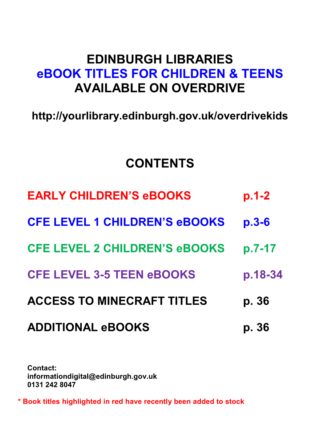 Child Teen Ebooks Jan 2017