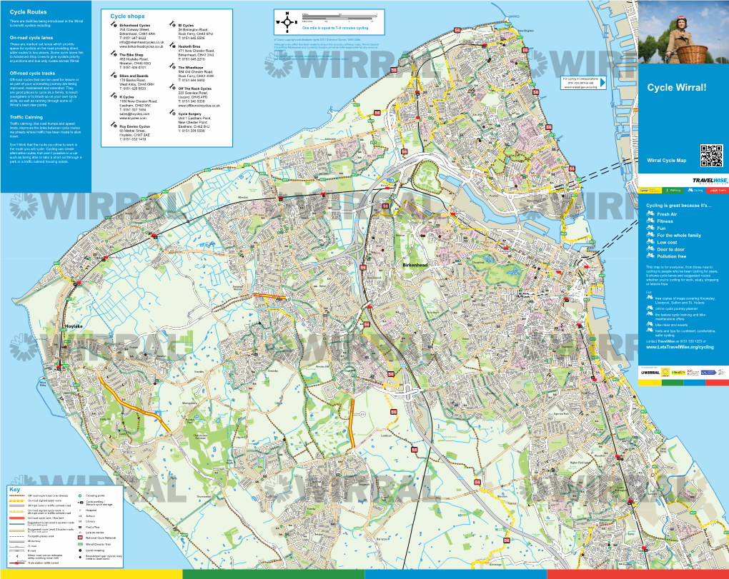 Wirral Cycle Map Park Or a Traffic Calmed Housing Estate