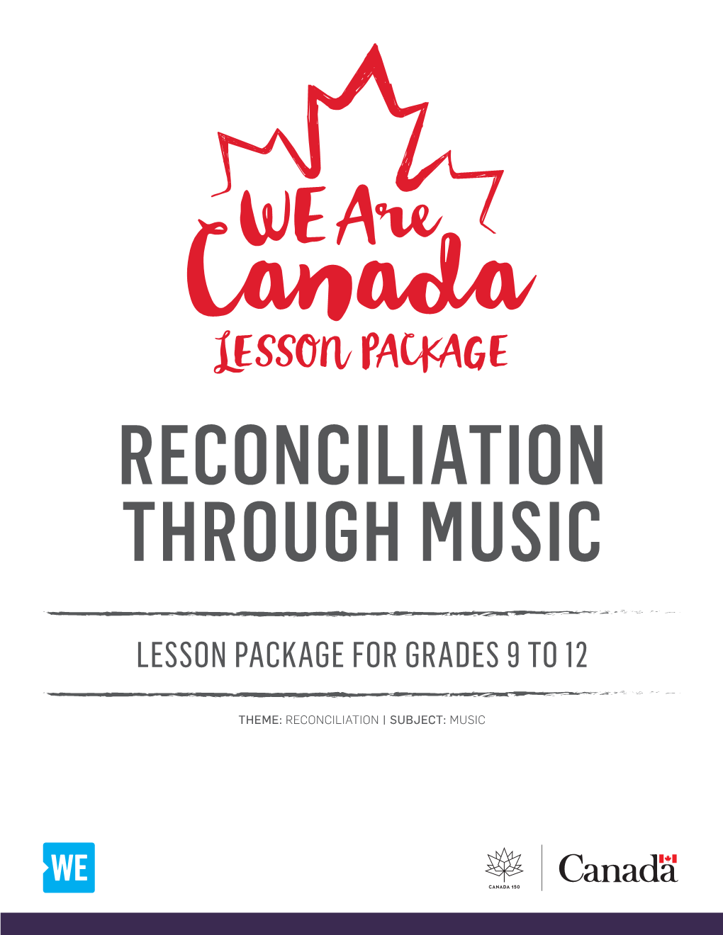 Lesson Package Reconciliation Through Music