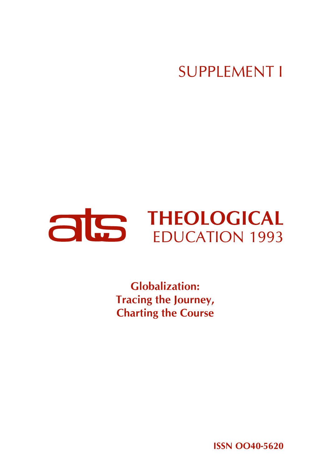 Theological Education 1993