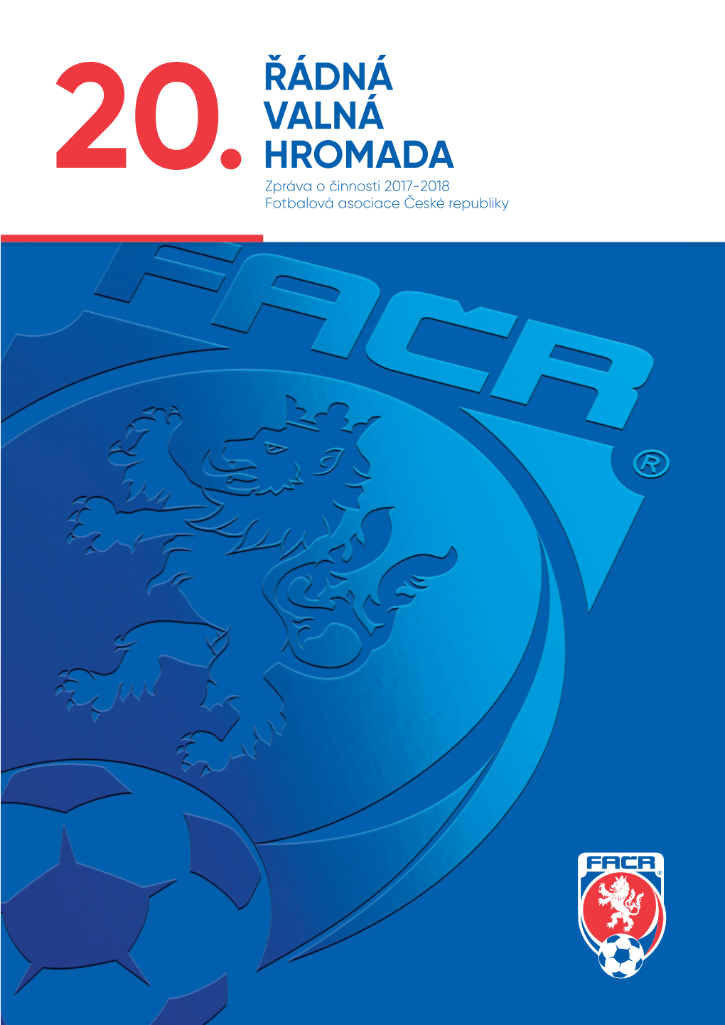 Bulletin 20. VH FAČR, Zpráva O Činnosti Za Ročník