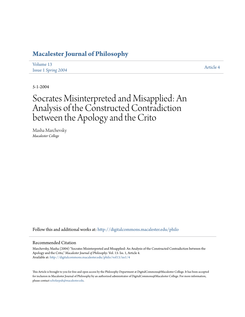 Crito-Vs-Apology.Pdf