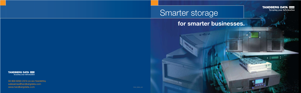 Smarter Storage for Smarter Businesses