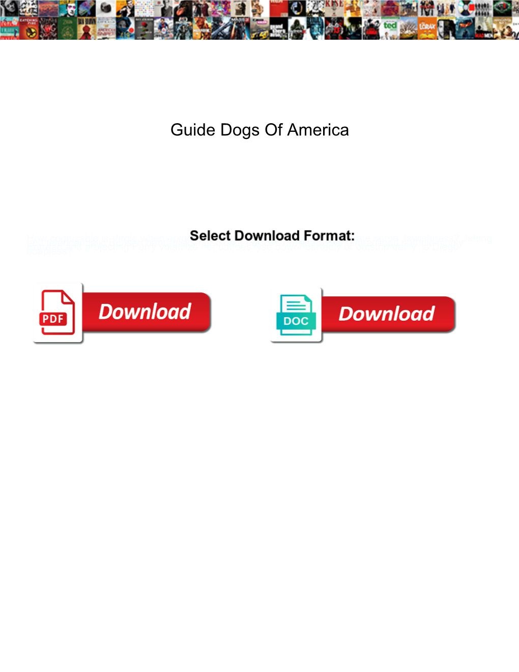 Guide Dogs of America