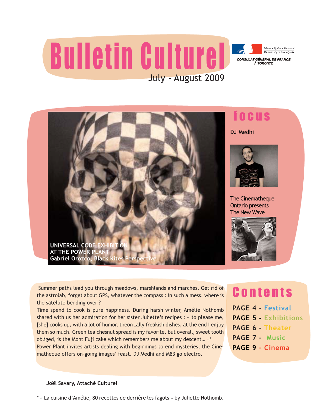 Newsletter Été 2009