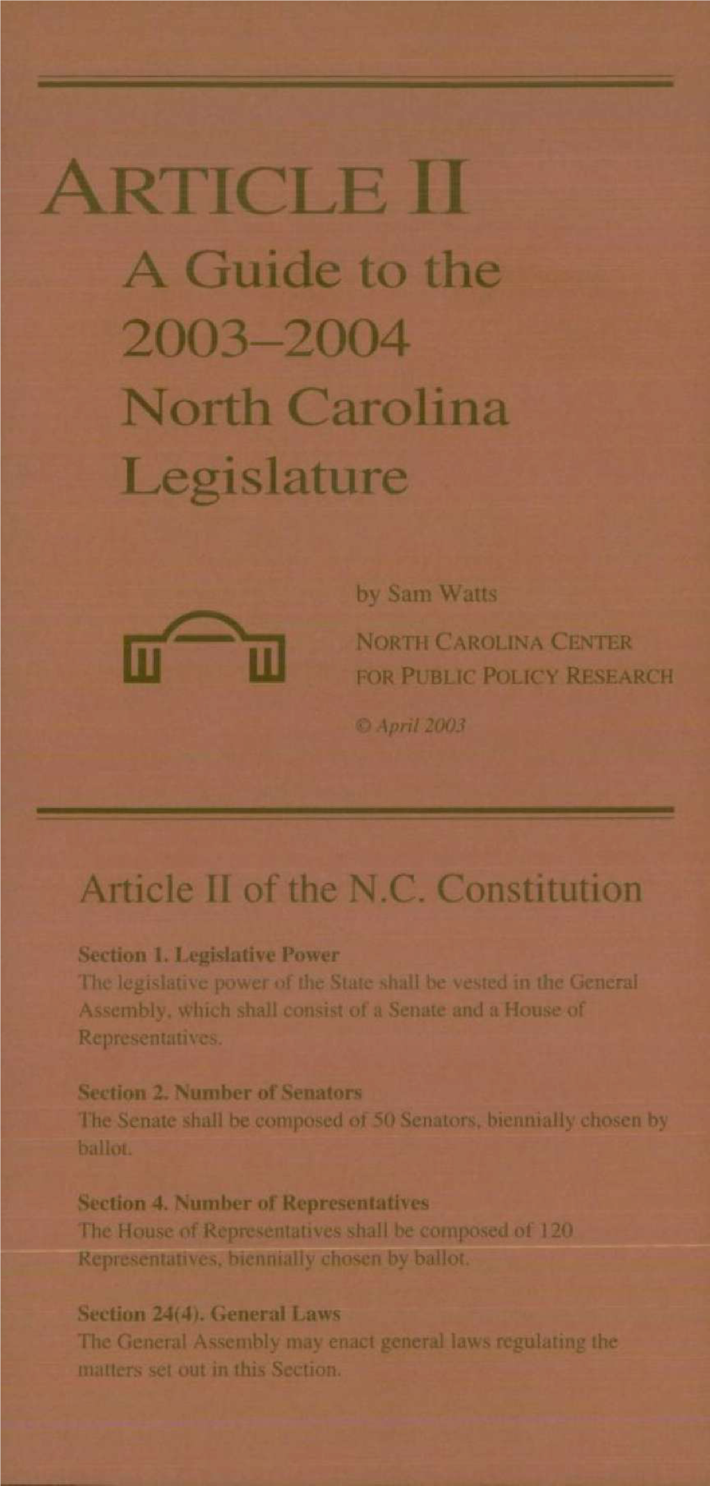 Rankings of Legislative Session Attendance and Roll Call Voting Participation