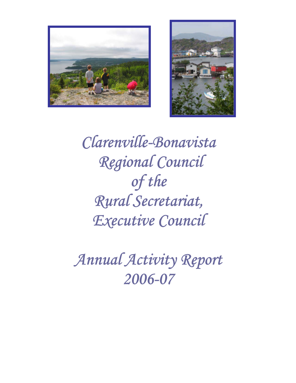 Clarenville-Bonavista Regional Council of the Rural Secretariat, Executive Council