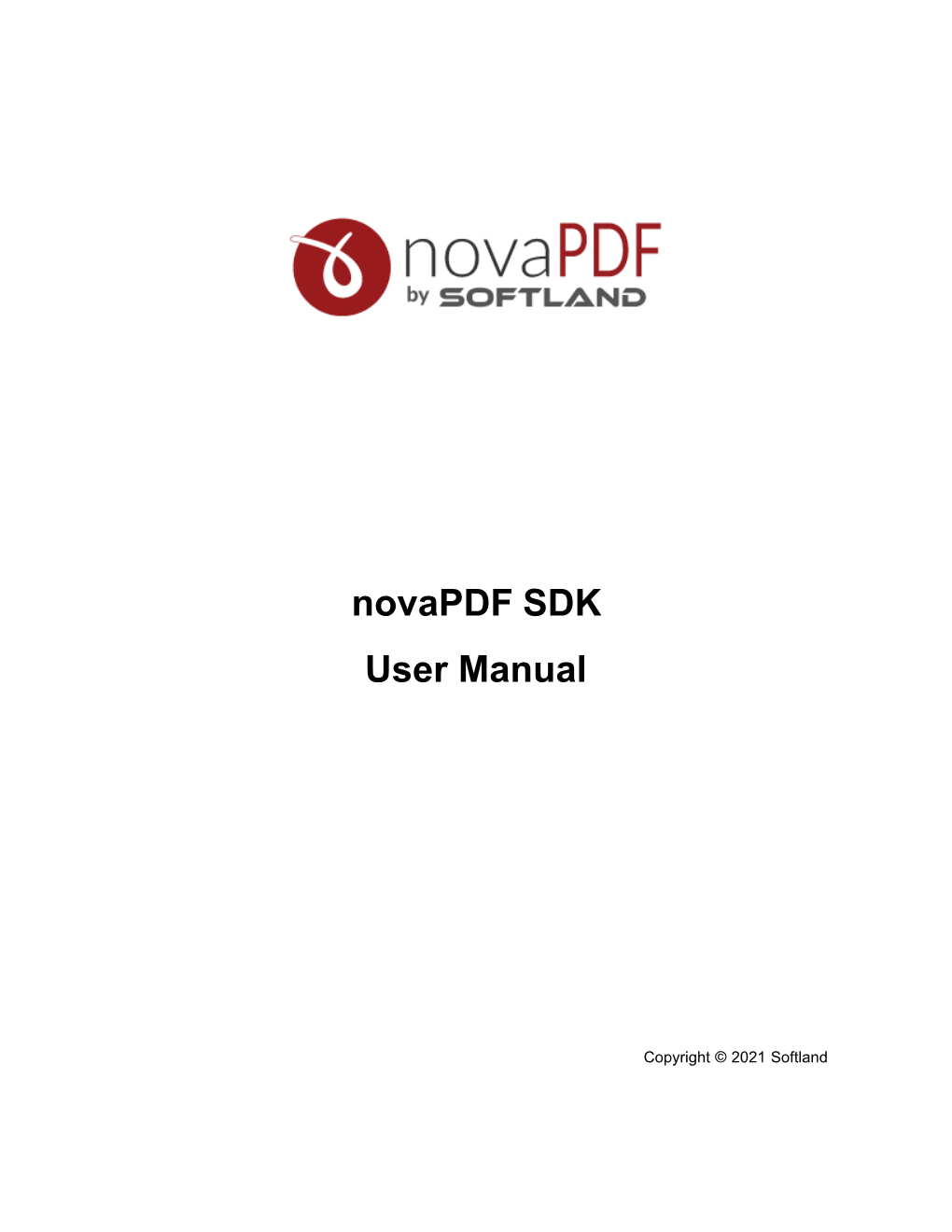 Novapdf SDK User Manual