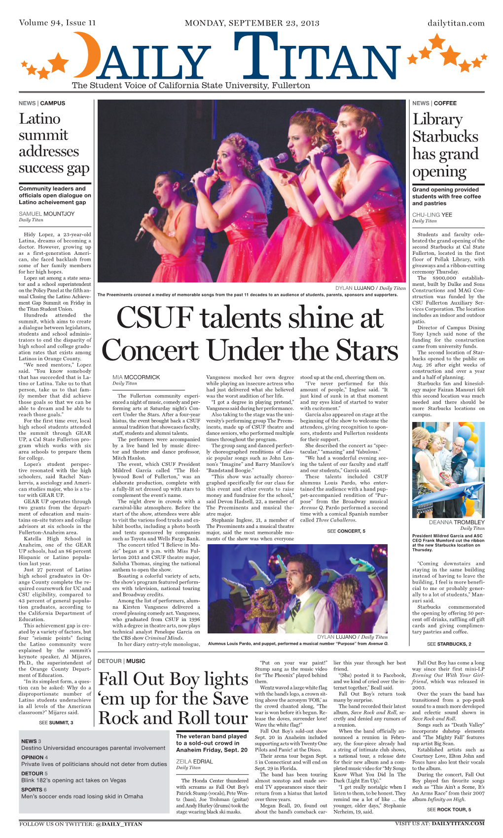 CSUF Talents Shine at Concert Under the Stars