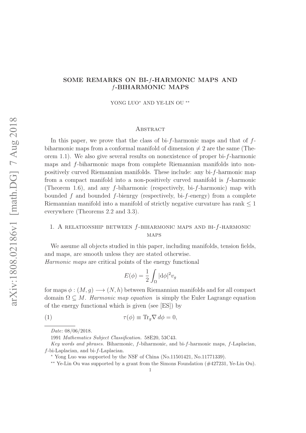 Some Remarks on Bi-F-Harmonic Maps and F-Biharmonic Maps