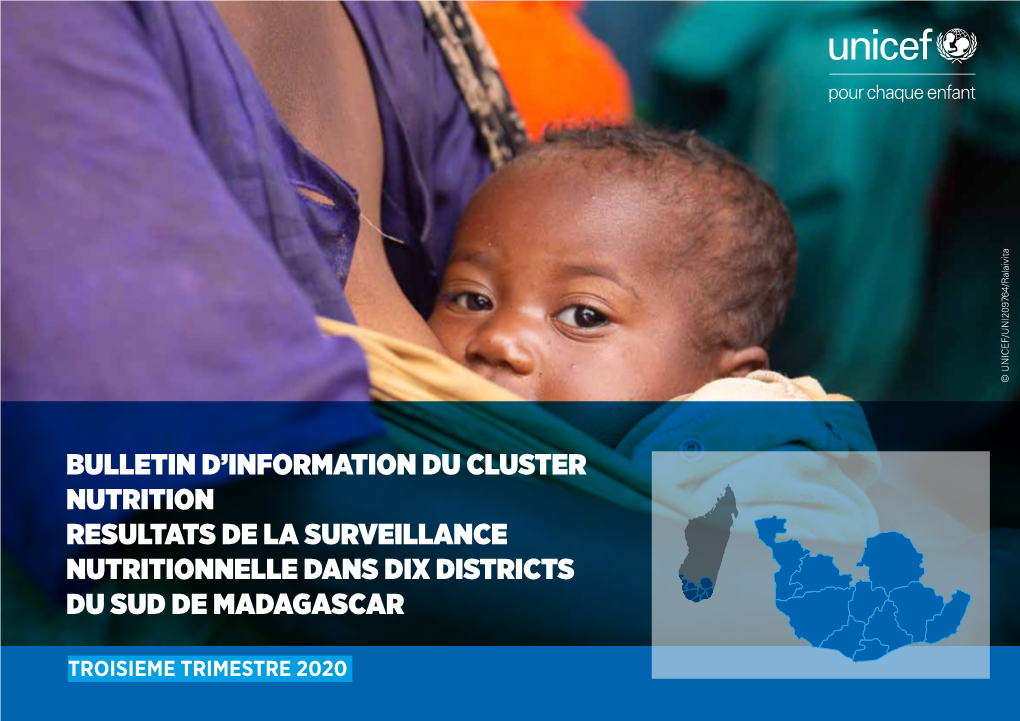 Bulletin D'information Du Cluster Nutrition Resultats De La Surveillance