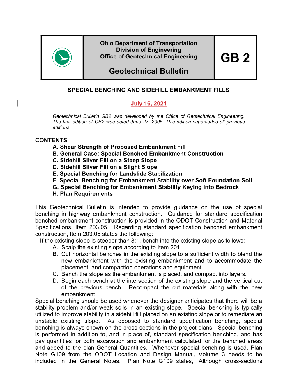 Geotechnical Bulletin