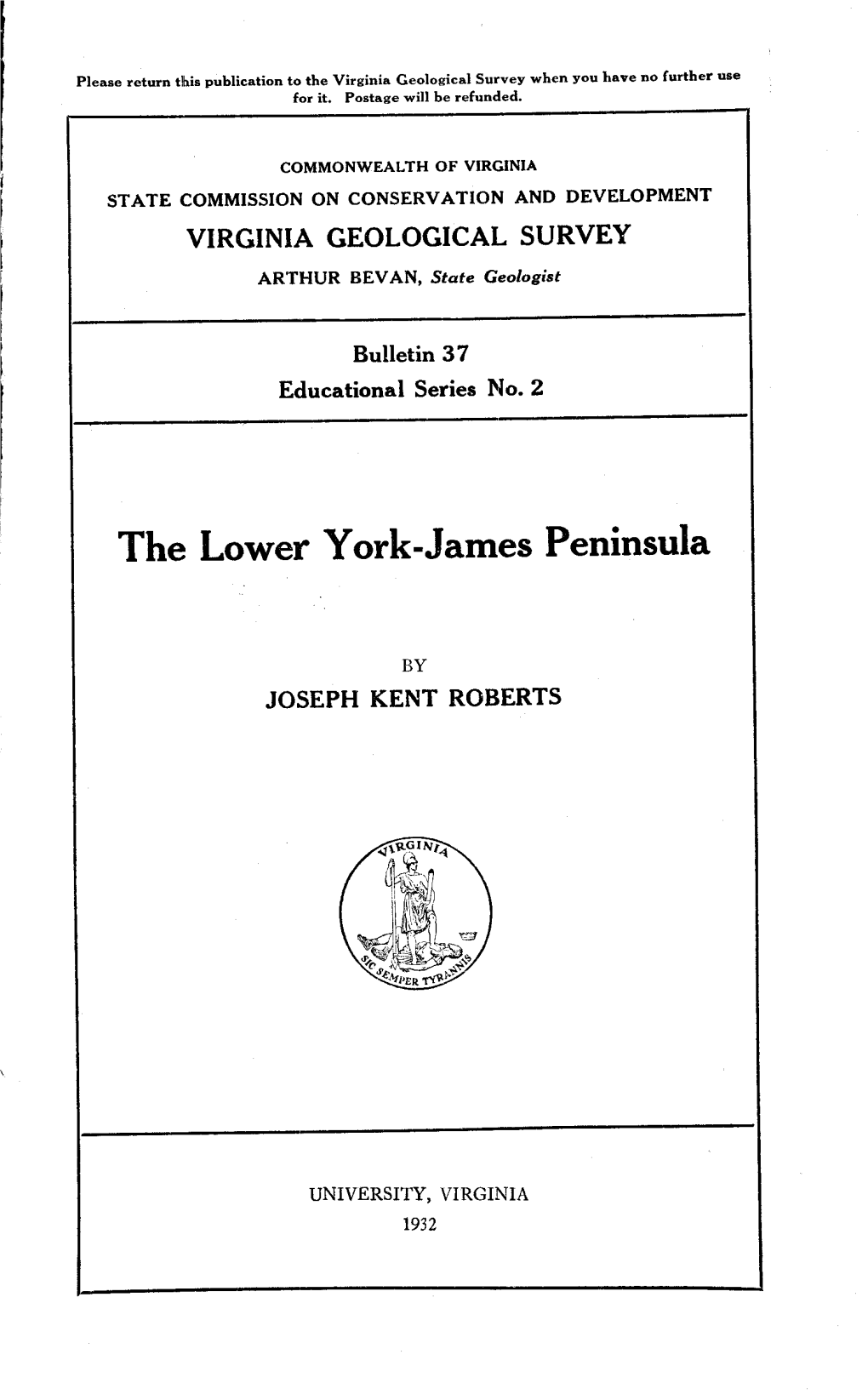 The Lower York-James Peninsula