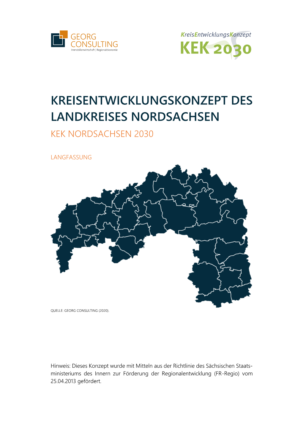 Kreisentwicklungskonzept Des Landkreises Nordsachsen Kek Nordsachsen 2030