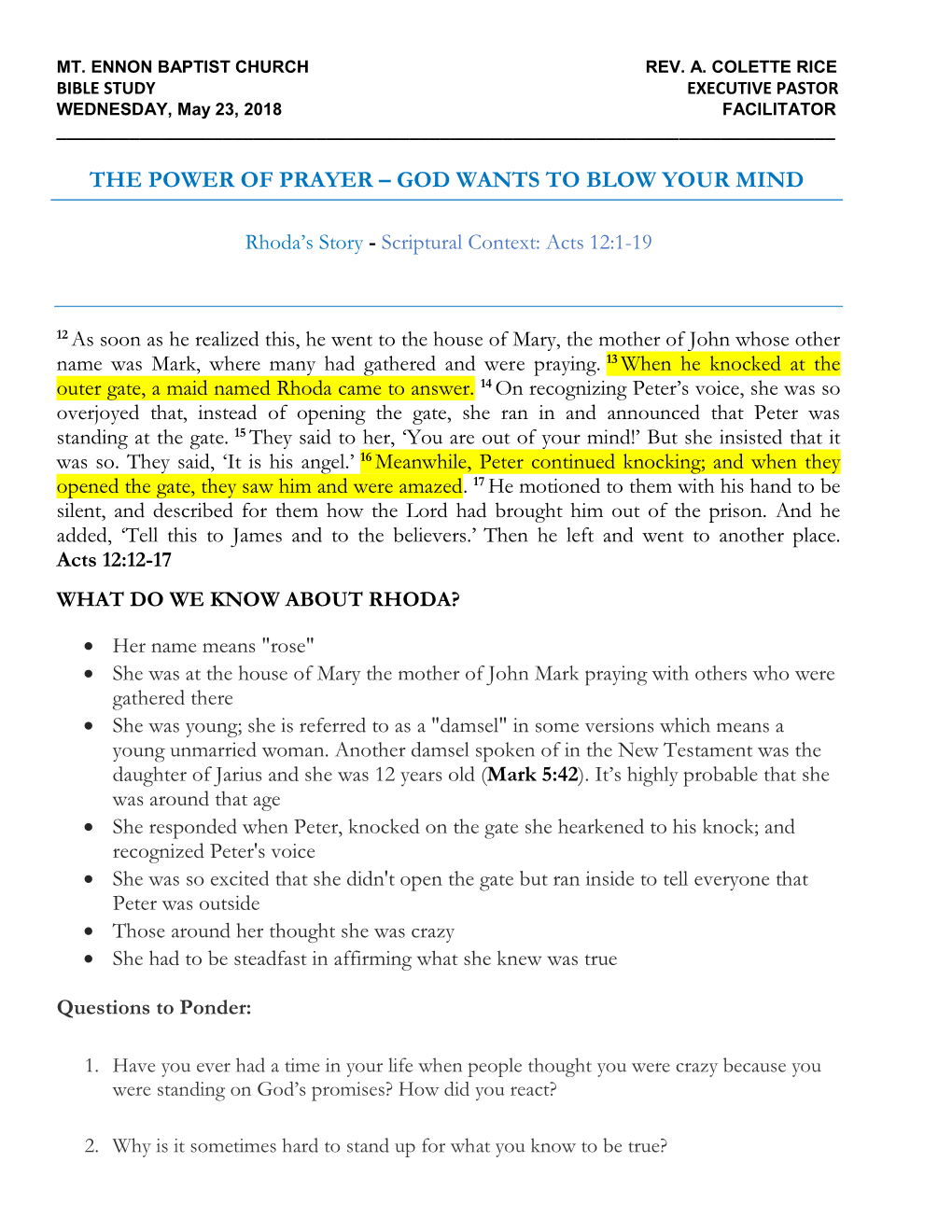 The Power of Prayer – God Wants to Blow Your Mind