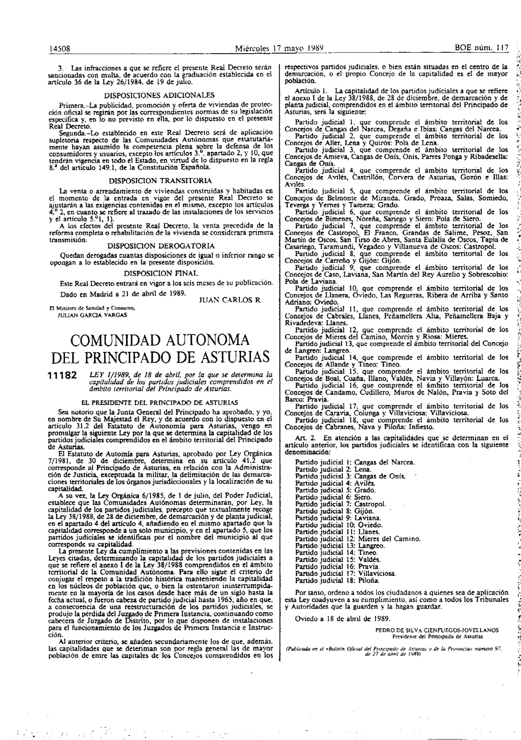 Comunidad Autonoma Del Principado De Asturias