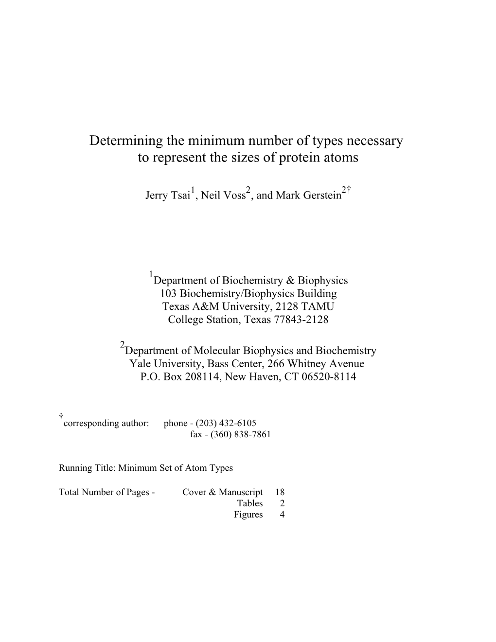 Volume Calculations of Protein Atomic Groups