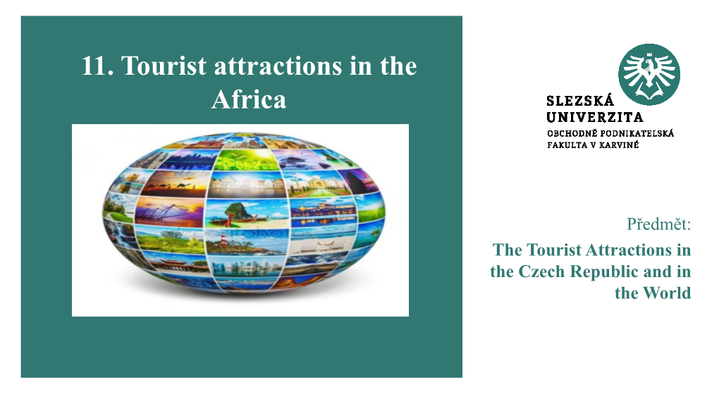 11. Tourist Attractions in the Africa