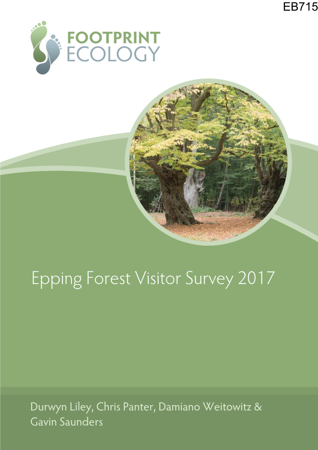 Epping Forest Visitor Survey